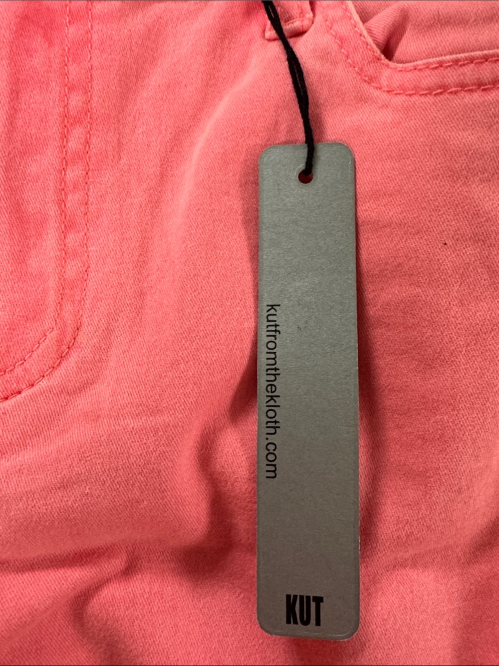 NWT Kut from the Kloth Coral Pink Brigette Ankle Skinny Jeans - Mid Rise - Picture 6 of 12
